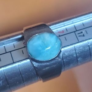Genuine Larimar ring